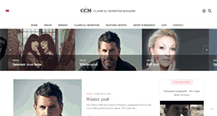 Desktop Screenshot of classicalcrossovermagazine.us