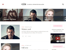 Tablet Screenshot of classicalcrossovermagazine.us